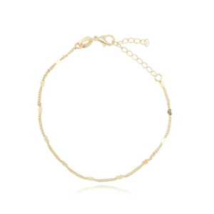 Pulseira Corações Ouro 18k Feminina Delicada Elegante