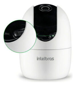 Câmera Inteligente Wi-fi Smart 360° Im4 3mp Intelbras Branco