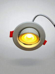 Kit 4 Spots Led Embutir Redondo 5w Branco Quente 5w Branco