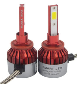 Lâmpadas Smart Led H27 Tay Tech Para Veículos H27