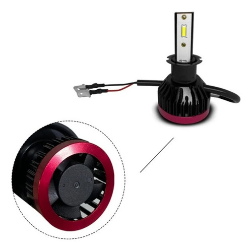 Lâmpada Led Tay Tech Premium K2 H3 6000k 9000lm H3 6000k