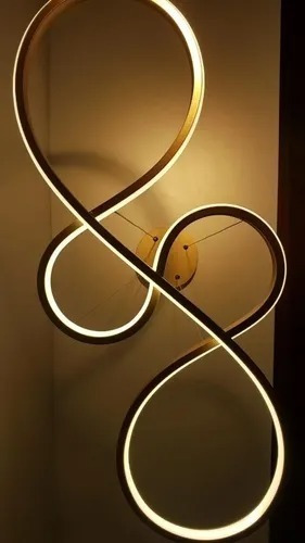 Lustre Pendente 40w Design Moderno 3 Em 1 Lp-016a 127/220v Dourado