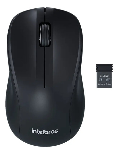 MOUSE INTELBRAS MSI50 -SEM FIO PRETO BLISTER INTELBRAS