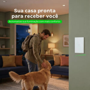 INTERRUPTOR INTELIGENTE TOUCH ZIGBEE 2 TECLAS EIZ 1002 BR INTELBRAS