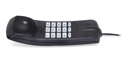 TELEFONE COM FIO TC 20 PRETO INTELBRAS