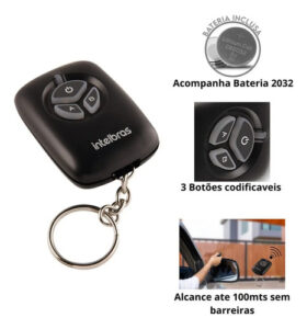 CONTROLE REMOTO XAC 2000 TX PRETO INTELBRAS