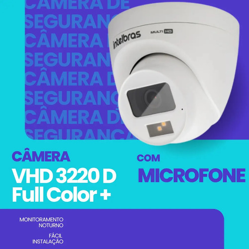 CÂMERA DOME VHD 3220 D FC+ INTELBRAS