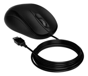 MOUSE INTELBRAS MCI20 -COM FIO PRETO INTELBRAS