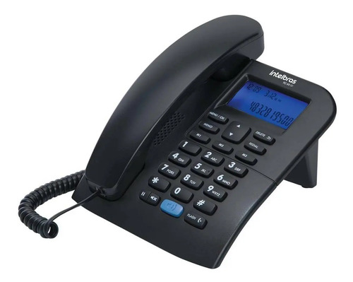 TELEFONE COM FIO TC 60 ID PRETO INTELBRAS