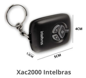 CONTROLE REMOTO XAC 2000 TX PRETO INTELBRAS