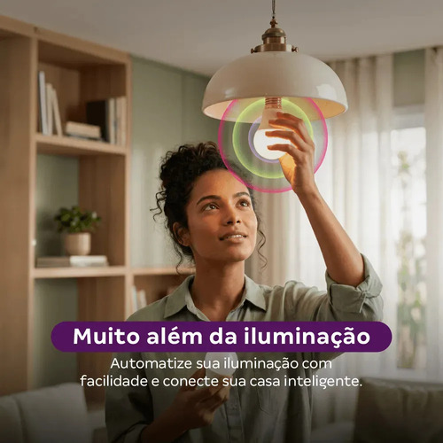 LÂMPADA INTELIGENTE DE LED WI-FI RGB 10W - ELW 1001 INTELBRAS