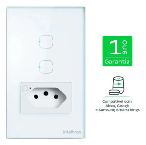TOMADA SIMPLES 10A E 2 TECLAS WI-FI ETW 1021 BR INTELBRAS