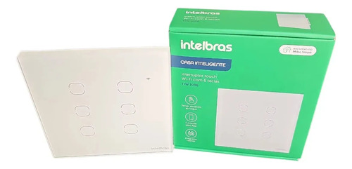 INTERRUPTOR TOUCH WI-FI 6 TECLAS EIW 1006 BR INTELBRAS