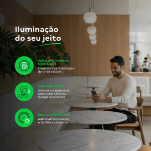 LÂMPADA INTELIGENTE DE LED WI-FI RGB 10W - ELW 1001 INTELBRAS
