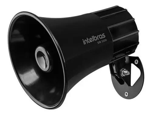 SIRENE 120 DB SIR 3000 - PRETA INTELBRAS