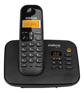 TELEFONE SEM FIO TS 3130 PRETO INTELBRAS