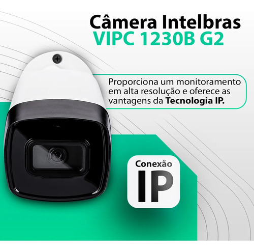 CÂMERA BULLET VIPC 1230 B G2 INTELBRAS