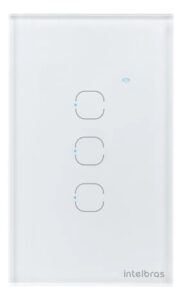 INTERRUPTOR SMART ZIGBEE TOUCH 3 BRANCO EZS 1003 INTELBRAS