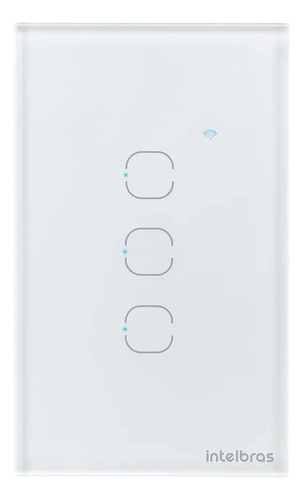 INTERRUPTOR SMART ZIGBEE TOUCH 3 BRANCO EZS 1003 INTELBRAS