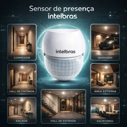 INTERRUPTOR SENSOR P/ILUMINACAO ESP 180 INTELBRAS