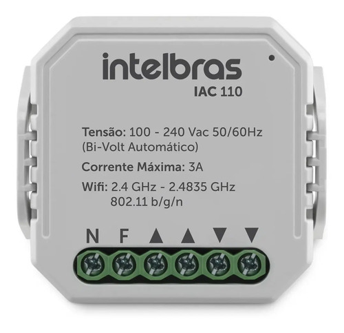 ACIONADOR DE CORTINAS SMART IAC 110 INTELBRAS