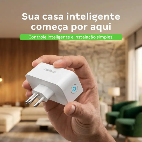 TOMADA CONECTOR INTELIGENTE WI-FI 10A ETW 3001 INTELBRAS