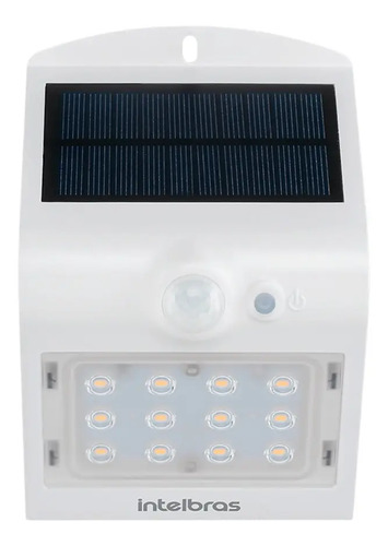 ARANDELA SOLAR INTEGRADA ASI 220 BR LUZ BRANCA INTELBRAS