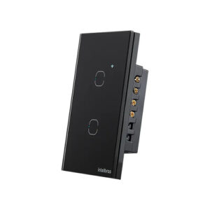 INTERRUPTOR TOUCH WI-FI 2 TECLAS EIW 1002 PT INTELBRAS