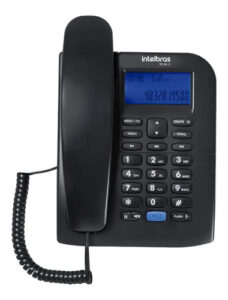 TELEFONE COM FIO TC 60 ID PRETO INTELBRAS