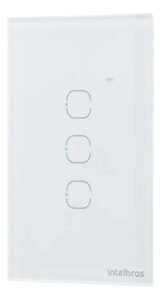 INTERRUPTOR INTELIGENTE TOUCH ZIGBEE 3 TECLAS EIZ 1003 BR INTELBRAS