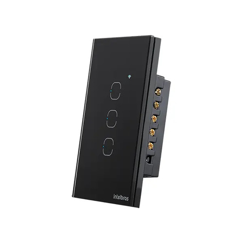INTERRUPTOR TOUCH WI-FI 3 TECLAS EIW 1003 PT INTELBRAS
