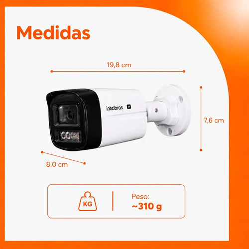 CÂMERA BULLET VIP 1430 FC+ INTELBRAS