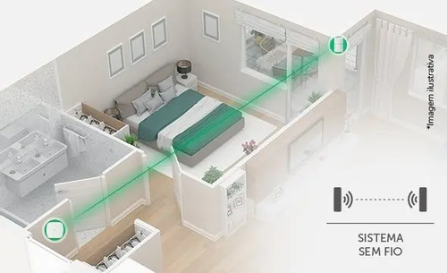 CONJUNTO SENSOR S/FIO IVP1000 PET SF-5PC INTELBRAS