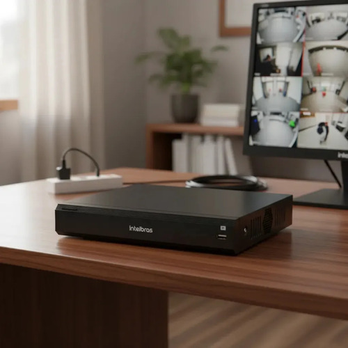 GRAVADOR DIG. DE VÍDEO IP 8 CANAIS INVD 3008-P INTELBRAS