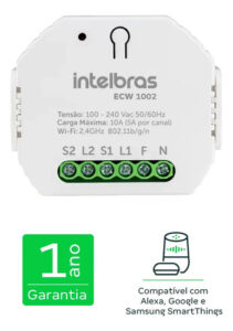 CONTROLADOR DE CARGAS WI-FI 2 CANAIS ECW 1002 INTELBRAS