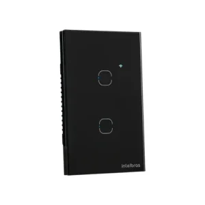 INTERRUPTOR TOUCH WI-FI 2 TECLAS EIW 1002 PT INTELBRAS
