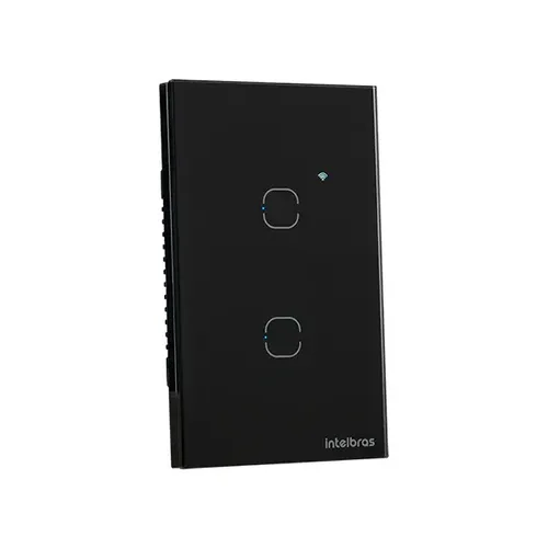 INTERRUPTOR TOUCH WI-FI 2 TECLAS EIW 1002 PT INTELBRAS