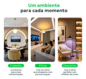 LÂMPADA INTELIGENTE DE LED WI-FI RGB 10W - ELW 1001 INTELBRAS