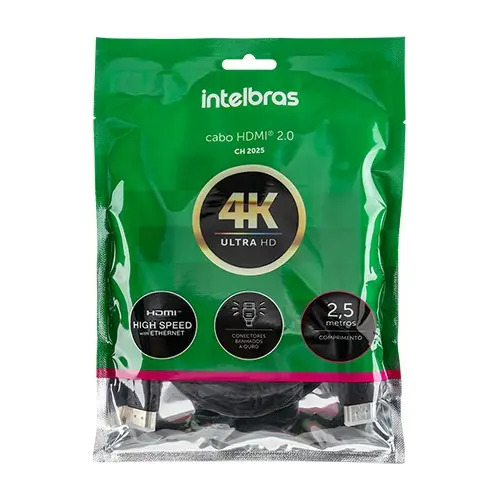 CABO HDMI 2.0 2,5M CH 2025 INTELBRAS