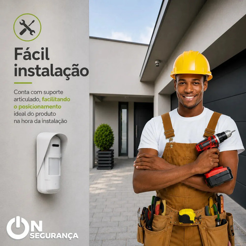 SENSOR INFRAVERMELHO PASSIVO C/FIO IVP 7000 EX INTELBRAS