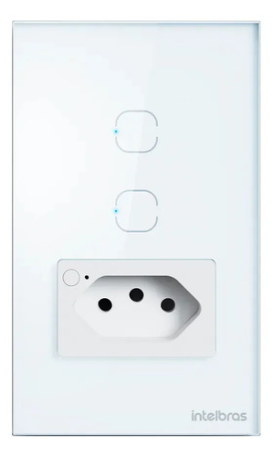 TOMADA SIMPLES 10A E 2 TECLAS WI-FI ETW 1021 BR INTELBRAS