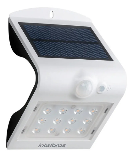 ARANDELA SOLAR INTEGRADA ASI 220 BR LUZ BRANCA INTELBRAS