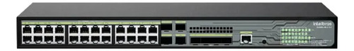 SWITCH GEREN. 24P + 4P SFP 10000 BASE-X POE S3328G-PB 370W INTELBRAS