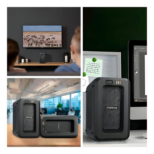 Nobreak Interativo Attiv Seno 700va Bivolt Intelbras Preto