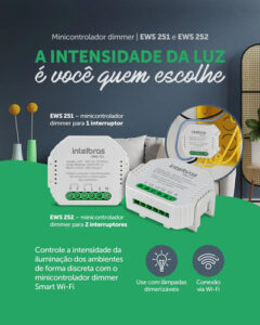 CONTROLADOR DIMMER SMART WI-FI EWS 251 INTELBRAS