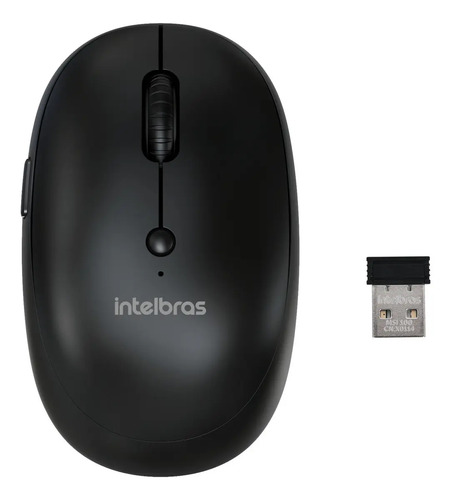MOUSE INTELBRAS MSI100 -SEM FIO PRETO BLISTER INTELBRAS
