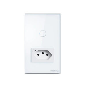 TOMADA SIMPLES 10A E 1 TECLA WI-FI ETW 1011 BR INTELBRAS