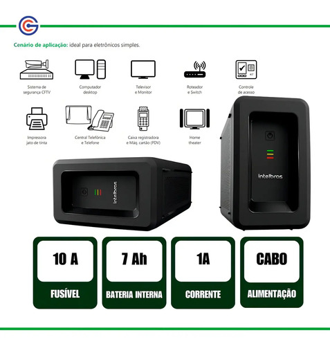 NOBREAK ATTIV 1200VA-120V INTELBRAS