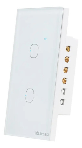 INTERRUPTOR SMART ZIGBEE TOUCH 2 BRANCO EZS 1002 INTELBRAS