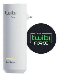 ROTEADOR EXTENSOR MESH WI-FI TWIBI FORCE PLUG GIGA INTELBRAS